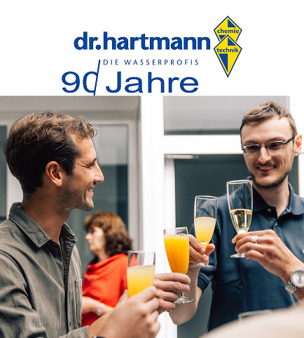 Mitarbeiter beim Firmenjubiläum 90 Jahre Dr. Hartmann Chemietechnik
